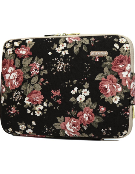 Funda para Laptop KAYOND 11.6" Impermeable Negro/Rosa