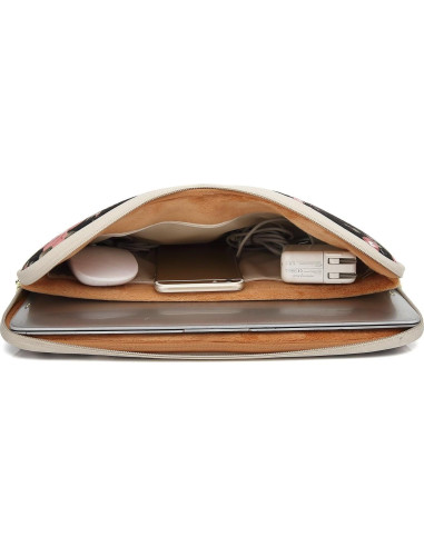 Funda para Laptop KAYOND 11.6" Impermeable Negro/Rosa