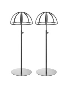Soporte de Exhibición de Sombreros uxcell - Metal Ajustable 2 Pzas