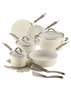 Juego de Ollas y Sartenes Antiadherentes Rachael Ray 13 Piezas