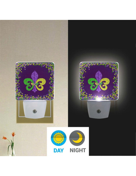 Juego de 2 luces nocturnas LED Vdsrup con sensor crepúsculo