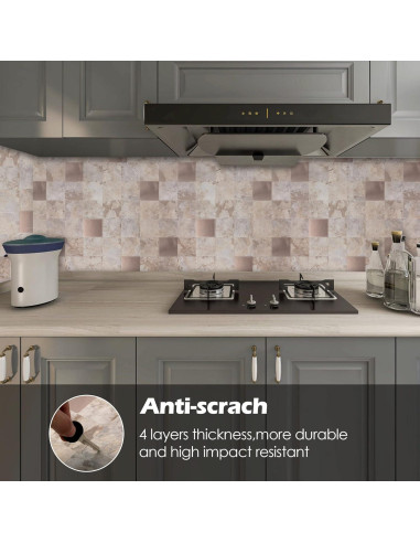 Azulejos Mosaico Autoadhesivos Yipscazo 10 Piezas 30x30 cm