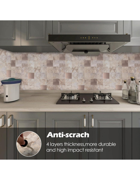 Azulejos Mosaico Autoadhesivos Yipscazo 10 Piezas 30x30 cm