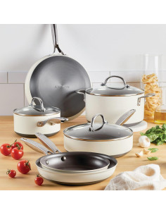 Juego de Ollas y Sartenes Antiadherentes Anolon Achieve 9 Pzas 2