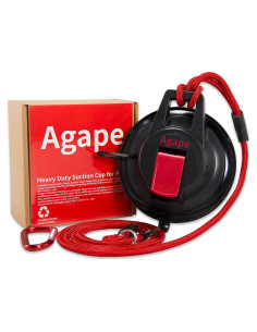 Ventosa de Alta Resistencia Agape para Perros y Gatos - Soporta 45kg