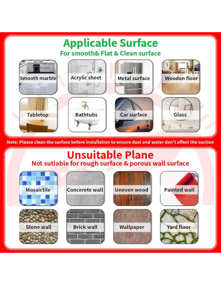 Ventosa de Alta Resistencia Agape para Perros y Gatos - Soporta 45kg