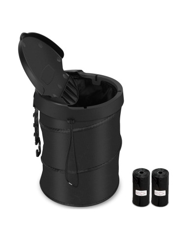 Basurero de Coche Kincown Plegable con Tapa 15x15x20.5cm