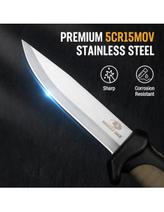 Cuchillo de Exterior Mossy Oak 4" Acero Inoxidable Marrón 2