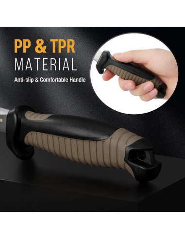 Cuchillo de Exterior Mossy Oak 4" Acero Inoxidable Marrón