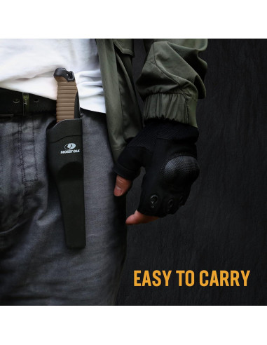 Cuchillo de Exterior Mossy Oak 4" Acero Inoxidable Marrón