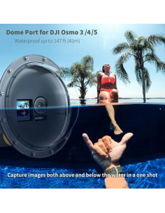 Puerto de Domo Submarino SOONSUN para DJI Osmo Action 3/4/5 2