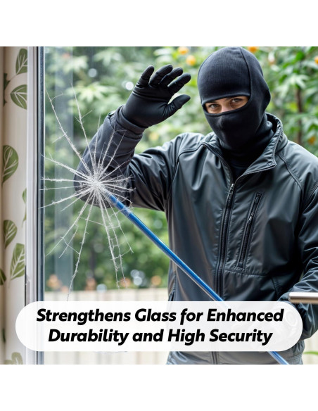 Película de Seguridad para Ventanas DUOFIRE 60x200 cm 4 Mil