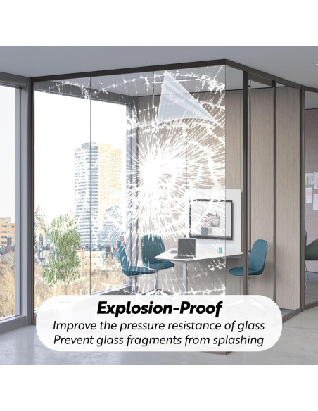 Película de Seguridad para Ventanas DUOFIRE 60x200 cm 4 Mil