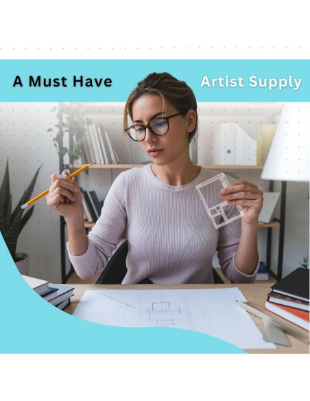 Plantilla Cuadrada 5" MTT PL para Dibujo y Diseño Artístico