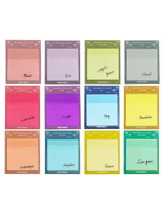 Notas Adhesivas Transparentes PARTSPOWER 3x3 cm 12 Paquetes