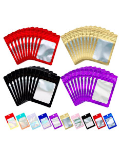 400 Bolsas Mylar Holográficas 2.3x3.9" Loveaiai para Almacenamiento