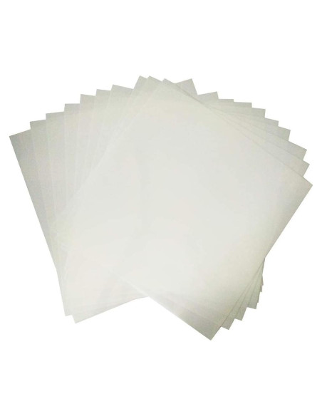 12 Hojas Plantillas en Blanco Mylar 6mil 30.48x30.48cm Arzok