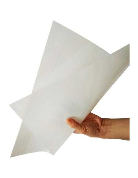 12 Hojas Plantillas en Blanco Mylar 6mil 30.48x30.48cm Arzok