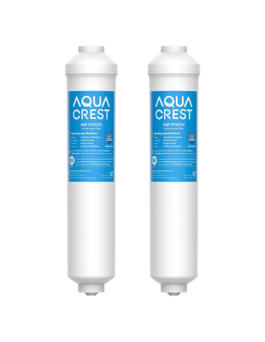 Filtro de Agua Inline Aqua Crest AQF-FF35, 2-Pack, NSF