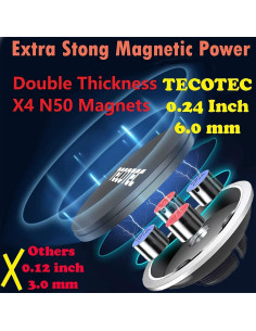 Soporte para Teléfono Magnético en Portavasos TECOTEC 2