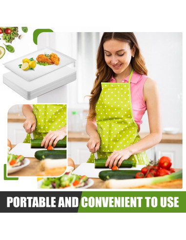 Hushee 60 Hojas de Tabla de Cortar Desechables 24.8 x 33 cm