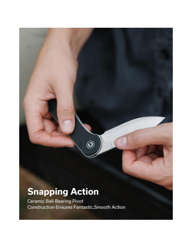 Cuchillo de Bolsillo CIVIVI Elementum C907A Negro 7.51 cm