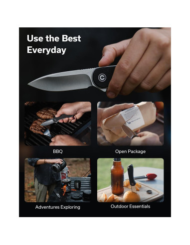 Cuchillo de Bolsillo CIVIVI Elementum C907A Negro 7.51 cm