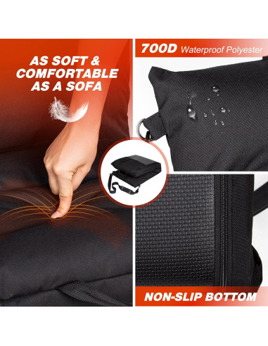 Asiento Calentado HOTHUGZ Plegable para Estadio 76.2 cm