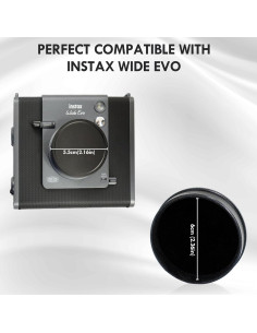 Tapa de Lente HIYQIN para Fuji Instax Wide EVO - Aluminio Negro 2