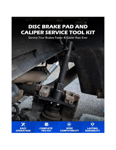 Kit de Herramientas de Compresión de Caliper de Freno Orion Motor Tech - 24 Piezas