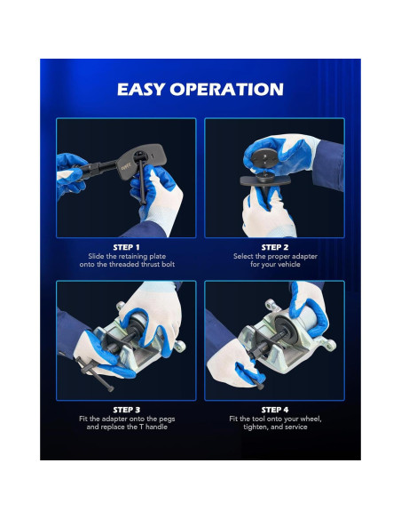 Kit de Herramientas de Compresión de Caliper de Freno Orion Motor Tech - 24 Piezas