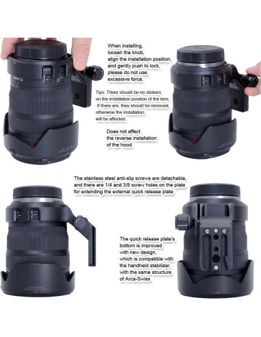 Anillo de Montaje de Trípode iShoot para Canon RF 24-70mm