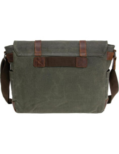 Maletín Vintage de Cuero Genuino MC 38x28x12cm para Laptop 15.6" 2