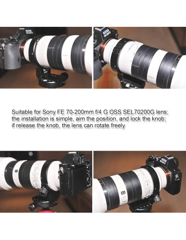 Anillo de Montaje de Trípode iShoot para Lente Sony FE 70-200mm