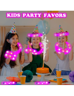 Bastones de Luz Rosa Kannove 24 PCS para Fiestas y Eventos 2