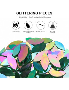 Yoption Azulejos de Mosaico de Vidrio Iridiscente 100 Piezas 2