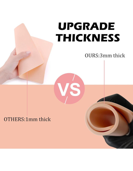 Kit de Práctica de Tatuaje Urknall - 3 Pieles + 100 Copas