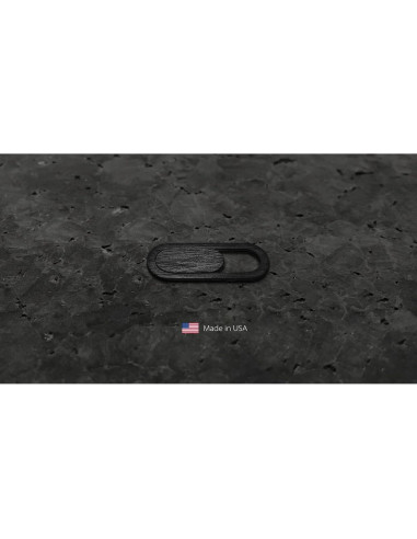 Paquete de 3 Cubiertas de Webcam de Madera Ébano Natural