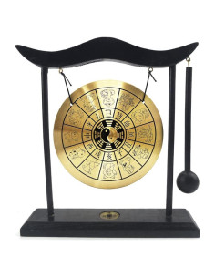 Gong de Escritorio Feng Shui Hooshing de Bronce 19 cm