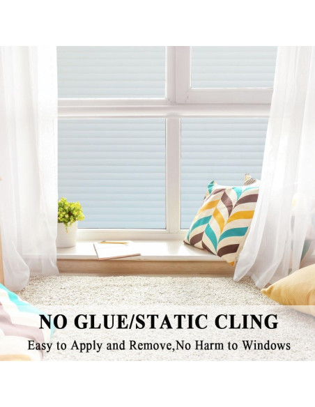Película de Ventana Mikomer 44.5x200 cm Anti UV Privacidad