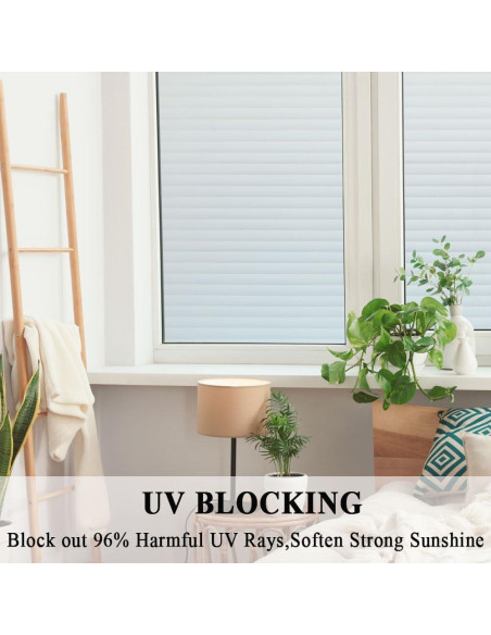 Película de Ventana Mikomer 44.5x200 cm Anti UV Privacidad