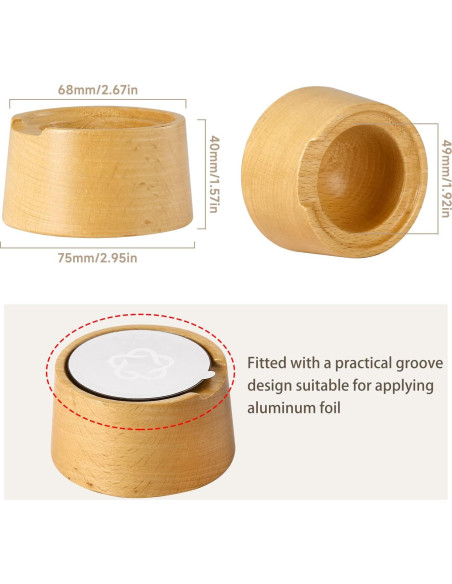 Kit de Sellos de Aluminio ELIUNG 120 Pcs para Cápsulas Reutilizables