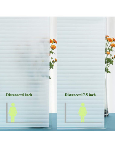 Película de Ventana Mikomer 44.5x200 cm Anti UV Privacidad