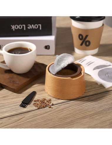 Kit de Sellos de Aluminio ELIUNG 120 Pcs para Cápsulas Reutilizables