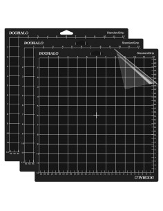 Alfombrilla de Corte DOOHALO 30.48x30.48 cm 3 Paquete Grip Estándar