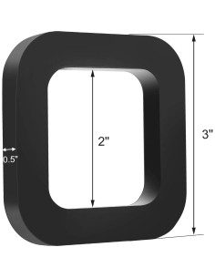 Silenciador de Enganche CZC AUTO 4 Pack 5.08 cm para Remolque 2