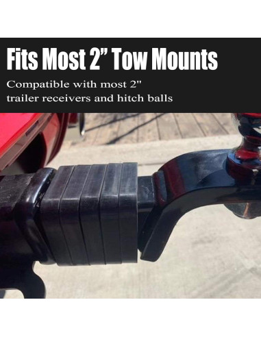 Silenciador de Enganche CZC AUTO 4 Pack 5.08 cm para Remolque