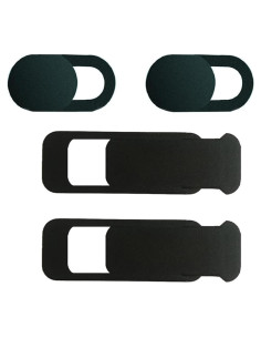 Cubierta Deslizante Webcam HONGLINIFY - 4 Piezas Negras