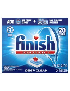 Tabletas de Detergente para Lavavajillas Finish Todo en 1 Fresco 20ct