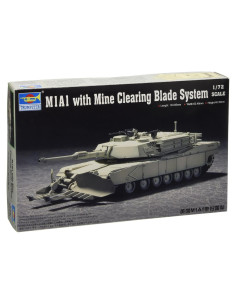Kit de Modelo Tanque de Desminado M1A1 Abrams Trumpeter 1:72